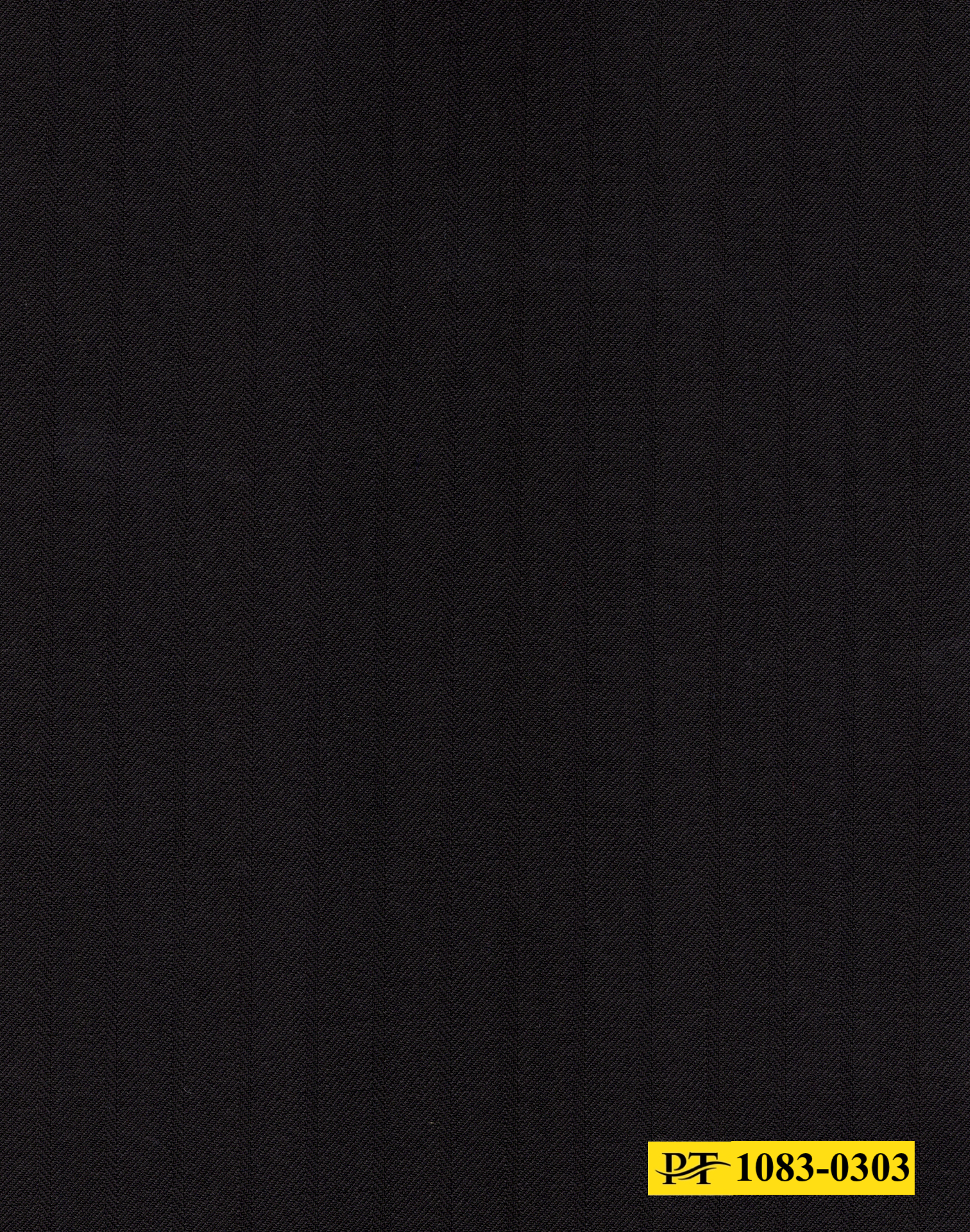 1083-0303/P4-18216 Black Self Stripe Suit Fabric