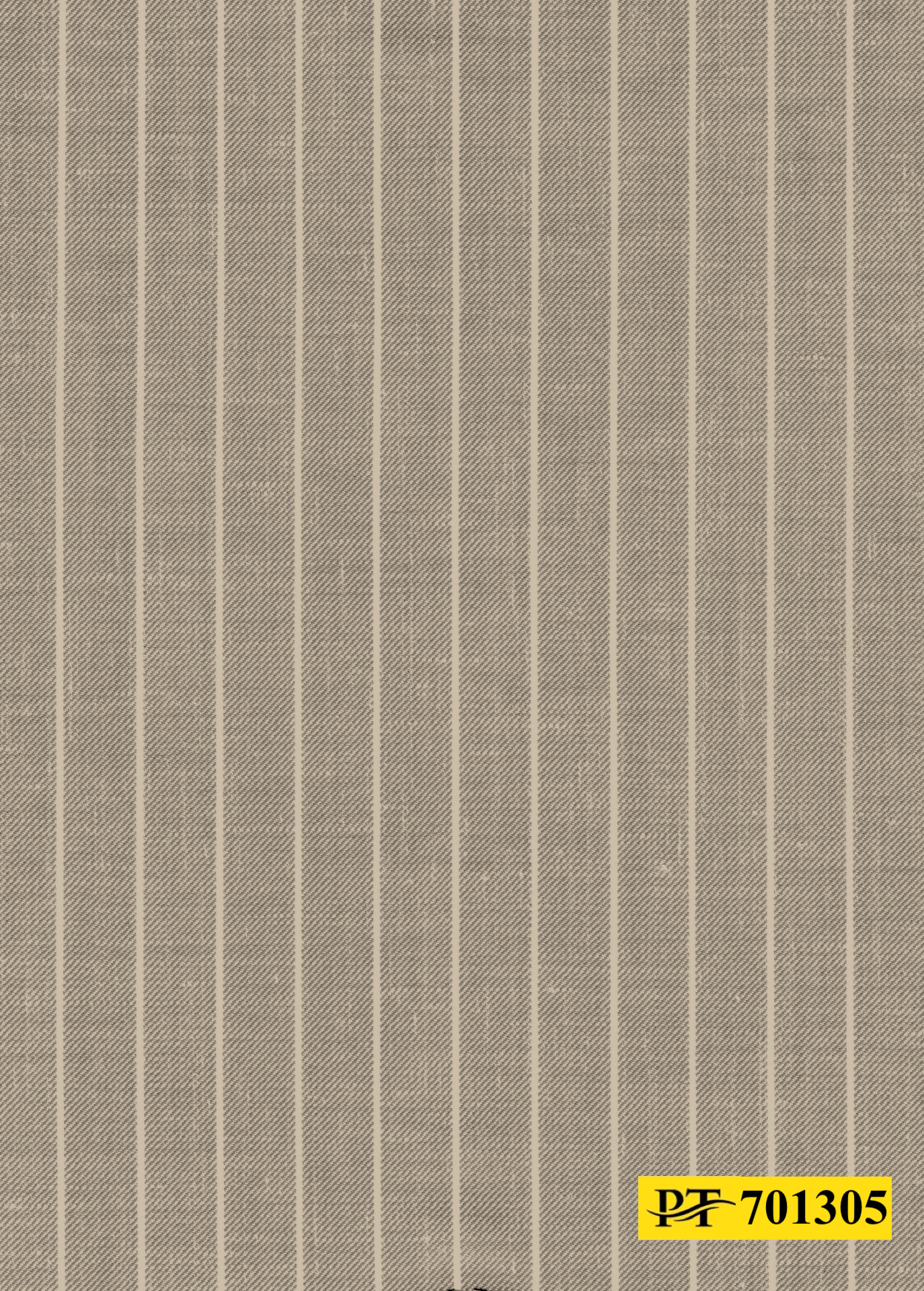 701305/P3-22102 Tan With Cream Stripes Suit Fabric