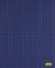 704022/P3-17877 Blue Check Suit Fabric