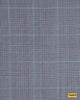 704039/P3-17894 Grey With Electric Blue Check Suit Fabric