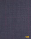 704041/P3-17896 Dark Grey With Maroon Check Suit Fabric