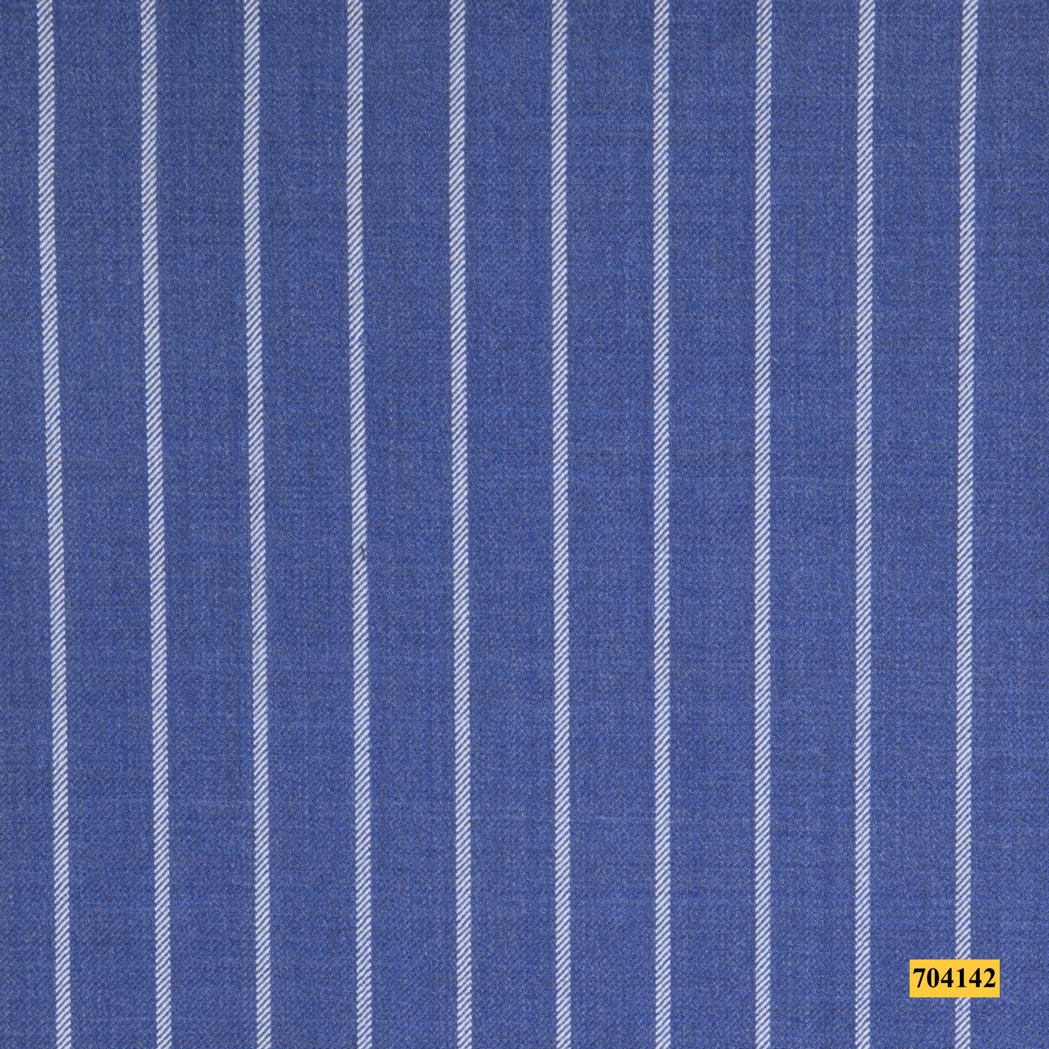 704142/P3-18005 Blue Grey With Chalk Stripe Suit Fabric