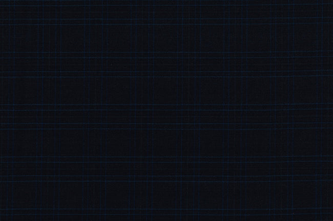 71110-3/10319 Dark Blue Windowpane Pants Fabric