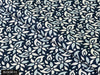 COLOR 33/BLOOM 33 Blue and White Floral Printed Fine Giza Cotton Shirting Fabric