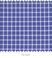 S6035/N3-34614 Royal Blue with White Check Fine Giza Cotton Shirting Fabric