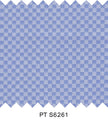 S6261/N3-34425 Navy Blue Chessboard Fine Giza Cotton Shirting Fabric