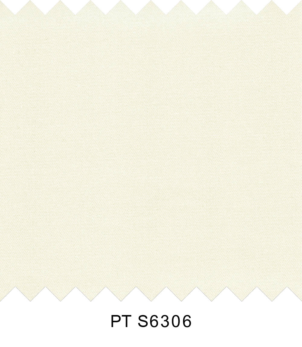 S6306/N3-34379 Off White Solid Fine Giza Cotton Shirting Fabric