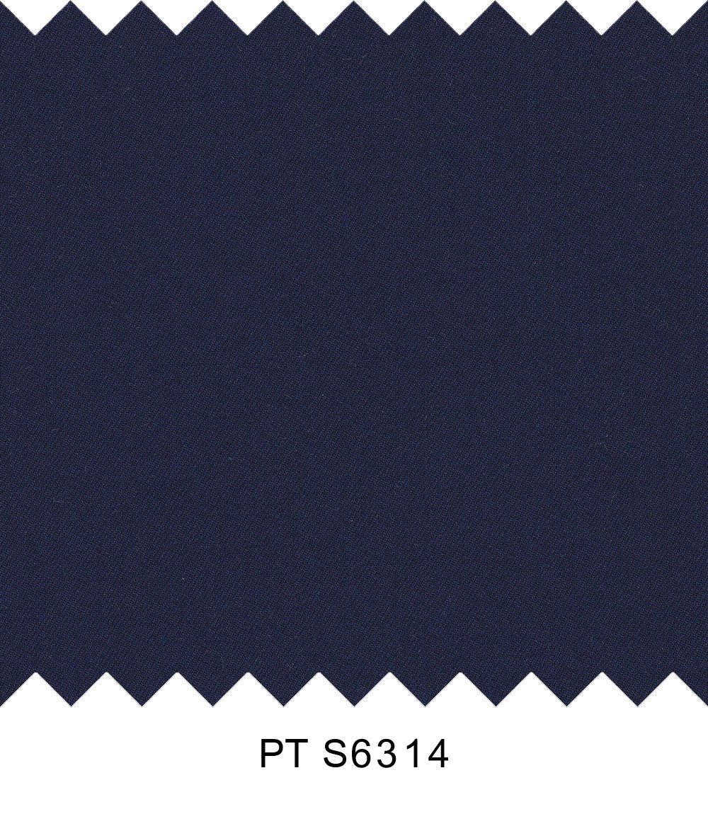 S6314/N3-34376 Navy Blue Solid Fine Giza Cotton Shirting Fabric