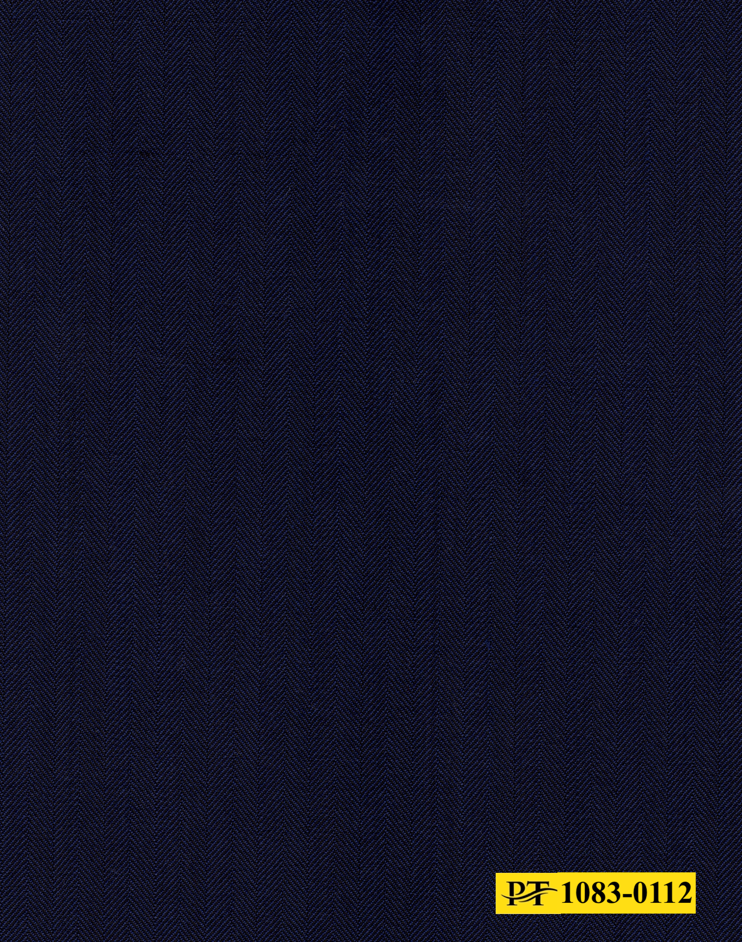 1083-0112/P4-18208 Navy Blue Herringbone Jacket Fabric