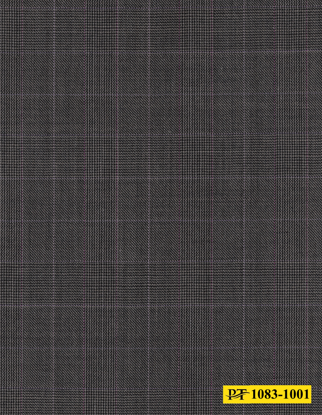 1083-1001/P4-18264 Tan With Pink Check Jacket Fabric
