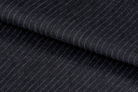 21304-1/G6-16763 Dark Grey With White Small Stripe Pants Fabric