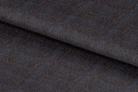 21334/G6-22713 Light Brown With Blue Check Pants Fabric