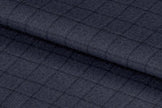 21335/G6-22712 Denim Blue With Navy Check Pants Fabric