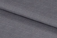 21336/G6-22706 Silver Grey Windowpane Vest Fabric