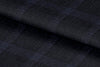 21364/G6-22679 Midnight With Blue Windowpane Vest Fabric