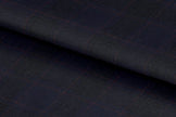 21369/G6-22686 Navy Blue With Red & Black Check Pants Fabric
