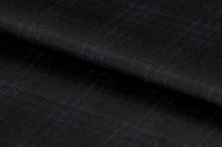 21380/G6-22694 Charcoal With Taupe Check Vest Fabric