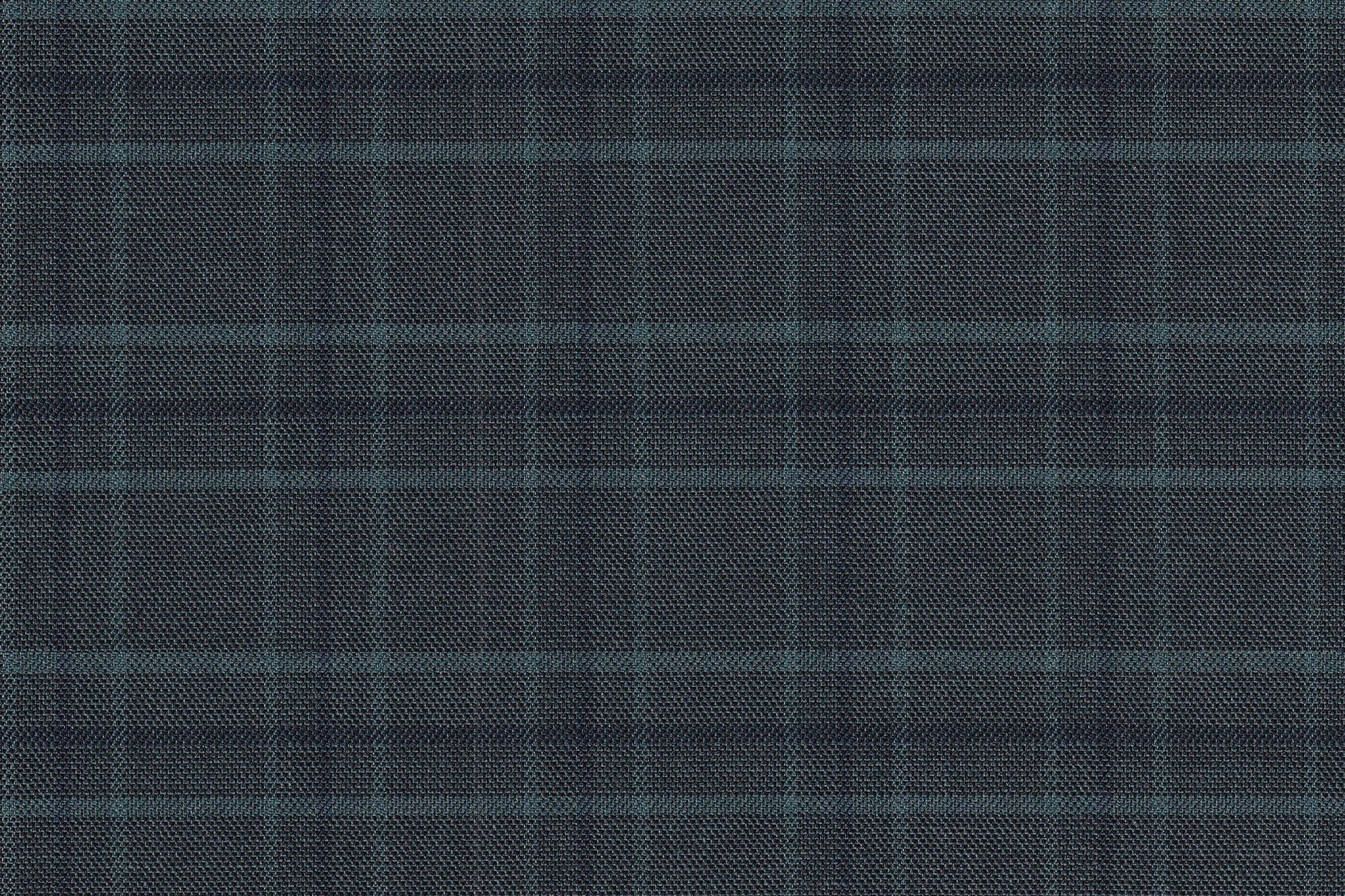2199002/G1-22961 Teal with Navy Blue Check Suit Fabric