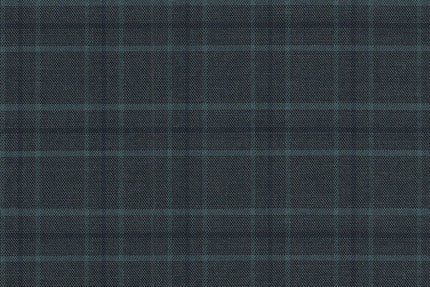 2199002/G1-22961 Teal with Navy Blue Check Suit Fabric