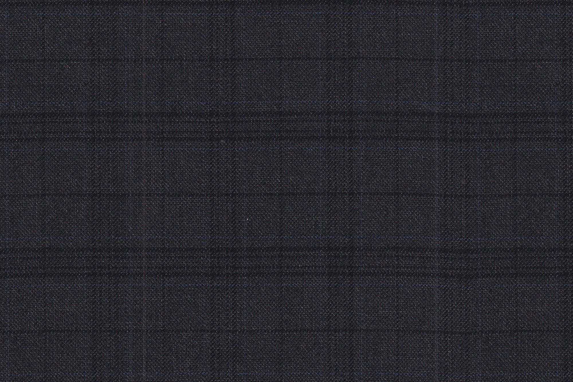 2199005/G1-22952 Dark Gray with Blue Check Jacket Fabric