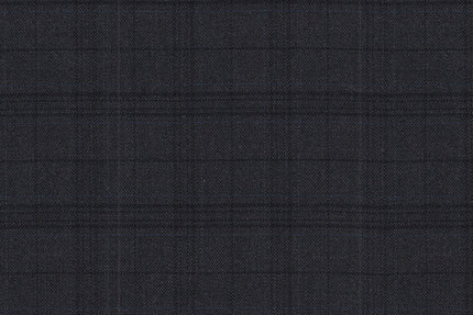 2199005/G1-22952 Dark Gray with Blue Check Suit Fabric