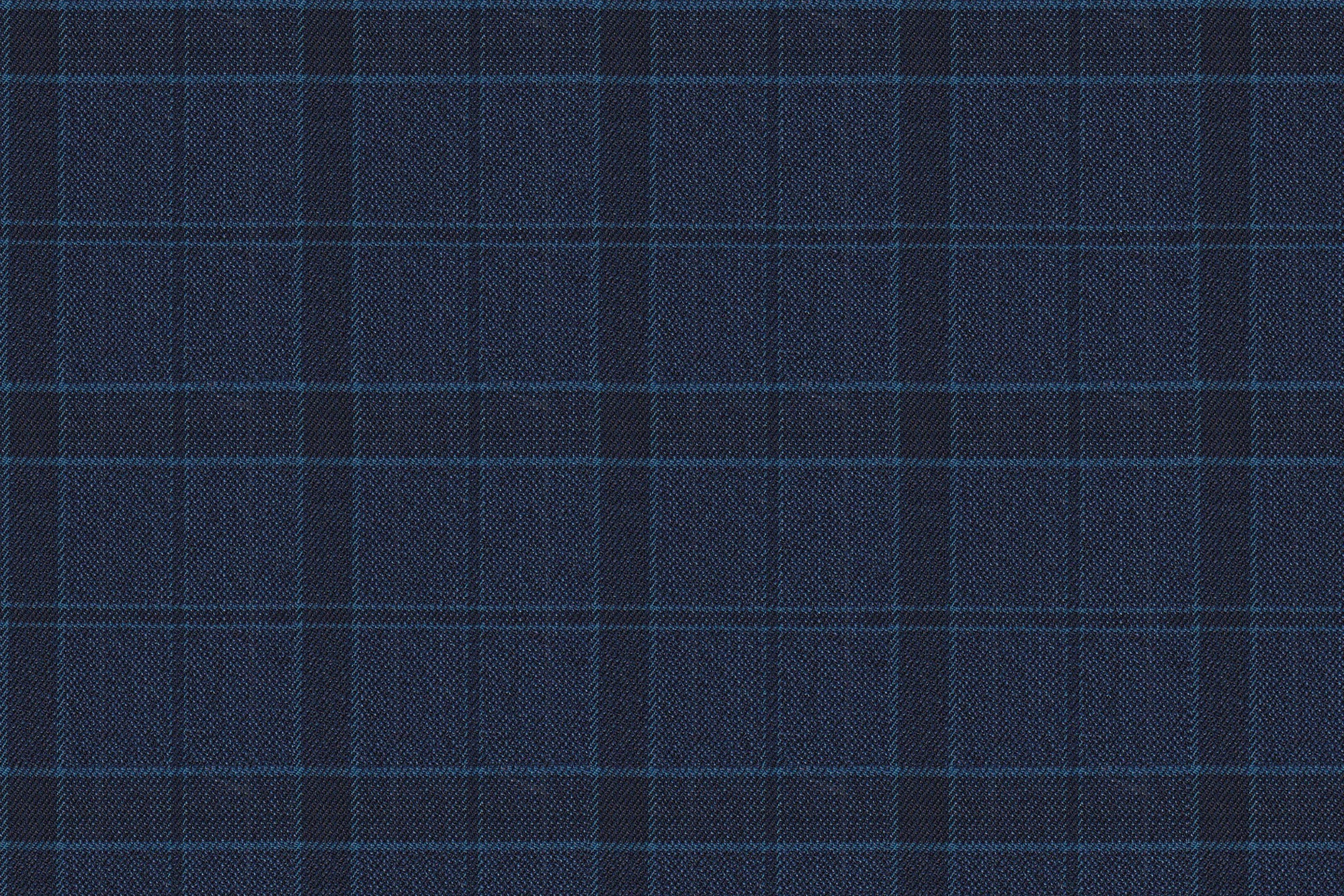 2199009/G1-22950 Navy with Teal Blue Check Vest Fabric