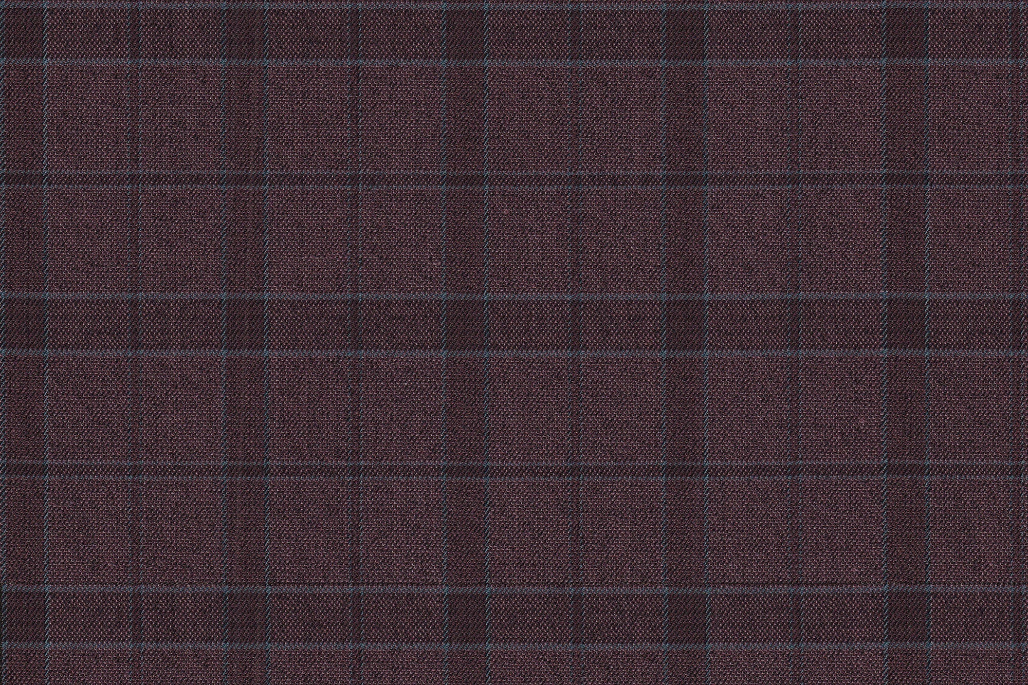 2199010/G1-22949 Rust Brown with Teal Check Jacket Fabric