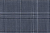 2199013/G1-22956 Blue & White Houndstooth Plaid Suit Fabric