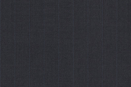 2199030/G1-22894 Grey With Light Blue Stripe Suit Fabric