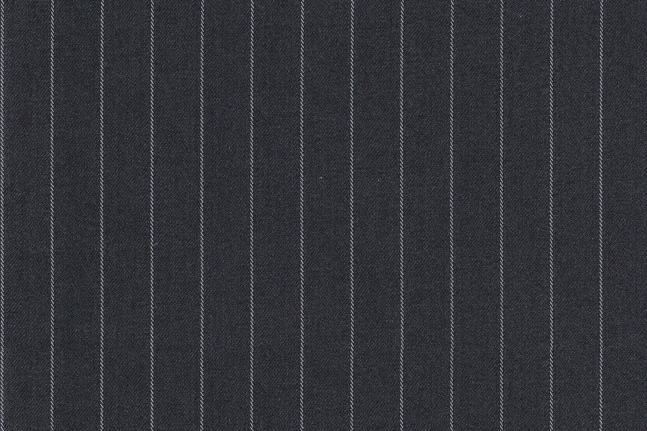 2199031/G1-22888 Grey With White Stripe Pants Fabric