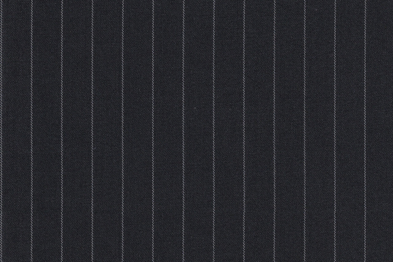 2199032/G1-22889 Charcoal With White Stripe Vest Fabric