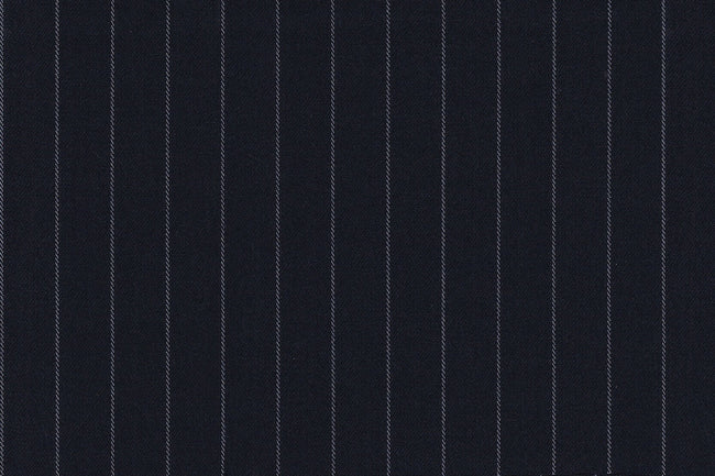 2199034/G1-22891 Midnight With White Stripe Vest Fabric