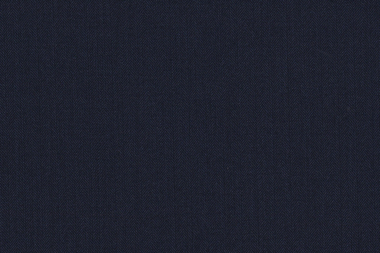 2199078/G1-22901 Navy Herringbone Suit Fabric