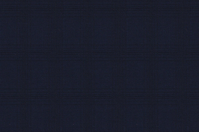 2199089/G1-22945 Navy Blue Self Check Suit Fabric