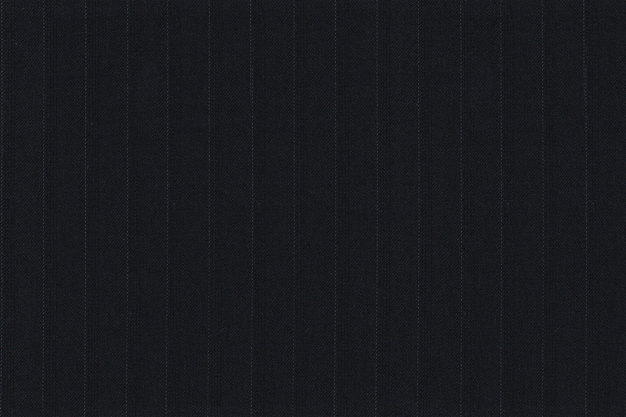 2199091/G1-22893 Black With Silver Stripe Suit Fabric