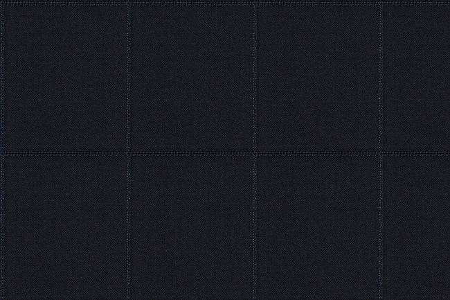 2199094/G1-22936 Dark Blue with Light Blue Check Jacket Fabric