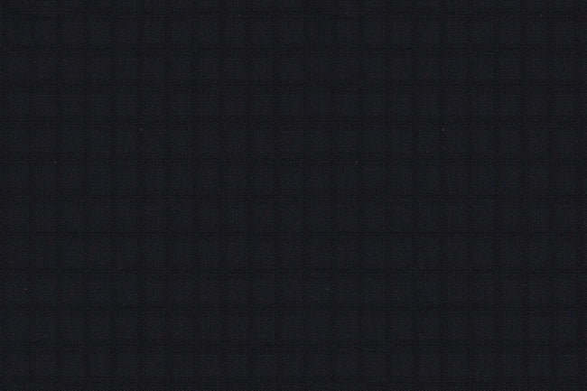 2199098/G1-22959 Black Self Small Check Vest Fabric