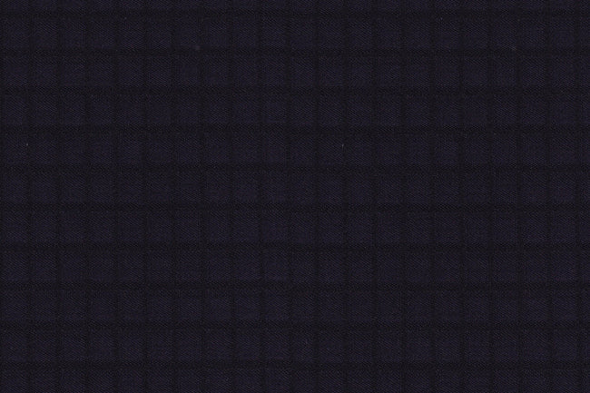 2199099/G1-22958 Eggplant with Small Black Check Suit Fabric