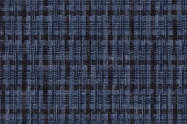 25005-2/G5-20213 Blue & Black Window Pane Pants Fabric