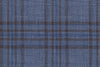 25005-4/G5-20212 Blue & Brown Check Pants Fabric