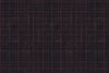 25009-1/G5-20220 Sangria & Black Check Suit Fabric