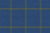 25010-8/G5-20203 Blue With Tan Window Pane Pants Fabric