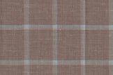 25040/G5-20286 Light Brown With Light Blue Window Pane Pants Fabric