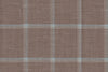 25040/G5-20286 Light Brown With Light Blue Window Pane Pants Fabric