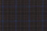 4848/G3-21726 Brown With Light Blue Windowpane Suit Fabric