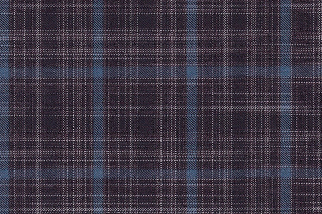 4850/G3-21728 Dark Burgundy With Light Blue Windowpane Vest Fabric