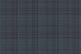 4852/G3-21730 Teal With Navy & Gold Check Jacket Fabric