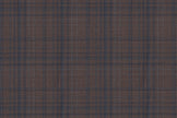 4853/G3-21731 Light Brown With Navy and Blue Check Suit Fabric