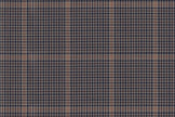 4857/G3-21735 Tan & Blue Houndstooth Check Jacket Fabric
