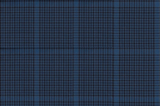 4858/G3-21736 Blue & Navy Houndstooth Check Jacket Fabric